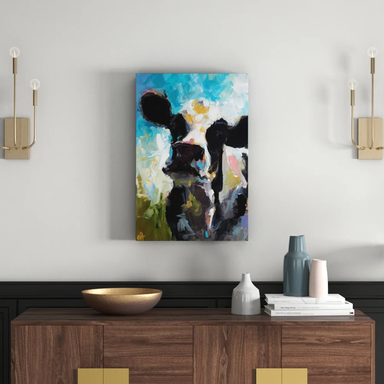 'Daisy' Painting Print on Canvas
