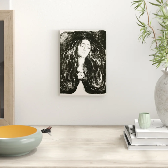 'Eva Mudocci' by Edvard Munch Printing Print