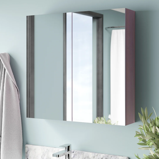 Kempton 63cm x 60cm Surface Mount Mirror Cabinet