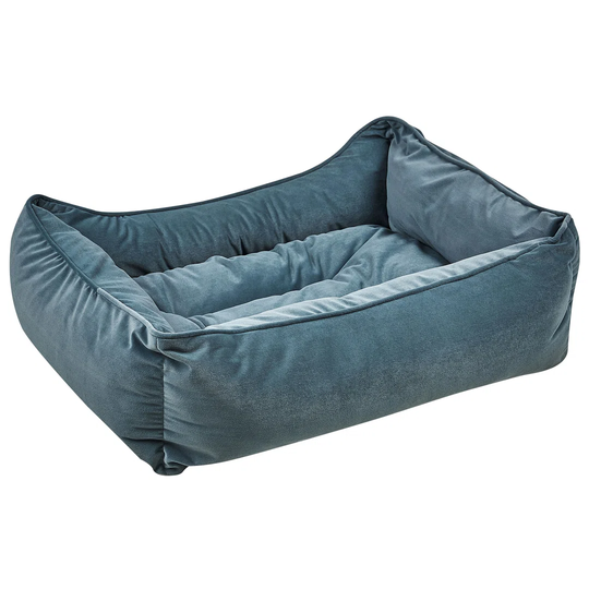 Deane Dog Bolster Cushion in Blue