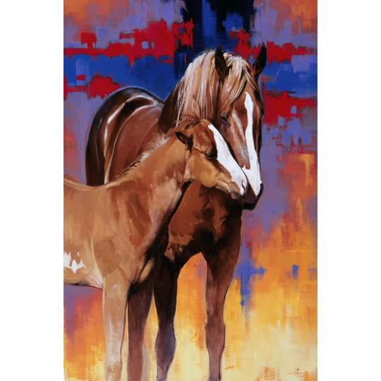 The Colour of Love - Wrapped Canvas Art Prints