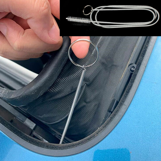 Ilovemilan - 150CM Flexible Car Drain Hole Dredge Cleaning Scrub Brush Tool Car Accessories