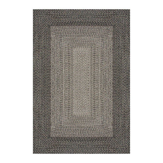 Hermes Handwoven Honed Slate Grey Indoor/Outdoor Rug