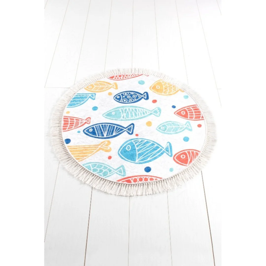 Caleb Circle Bath Mat