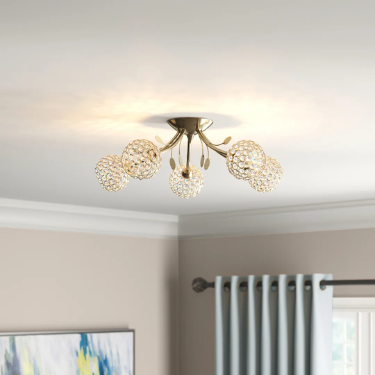 5-Light 54cm Flush Mount