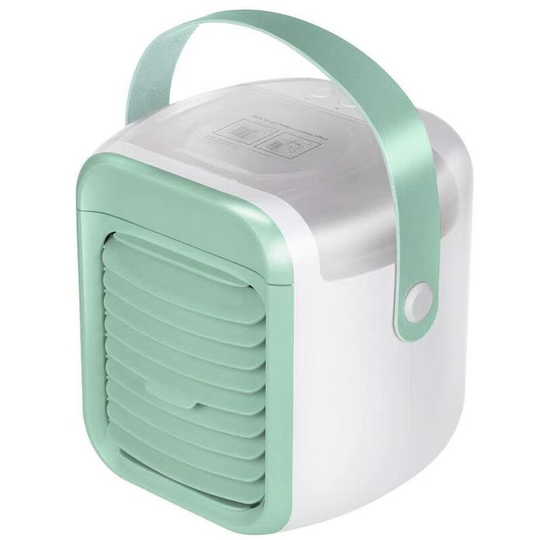 Sunflowergb - Portable air conditioner, mini air cooler, aroma diffuser, fan, humidifier, 3-speed mobile air conditioner, green
