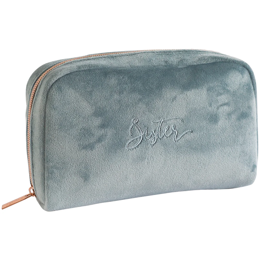 Hana Said with Sentiment Sister Makeup Bag