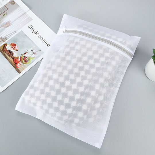 Cloth Laundry Bags,Laundry Net,Double Layer Laundry Bags with Zipper,To Protect Your Clothes,Blouse,Stockings,Underwear,Bra,Lingerie,(Pack of
