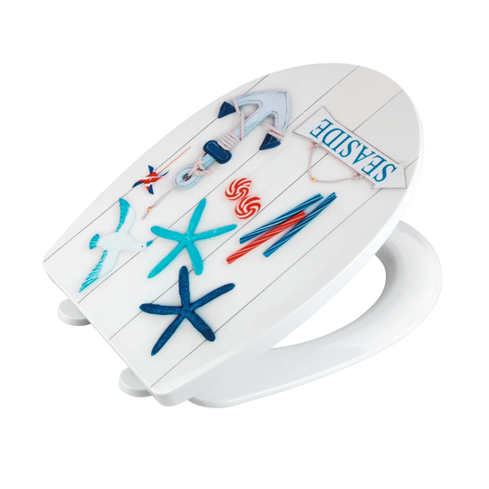 Seaside Bridgette Soft Close Elongated Toilet Seat