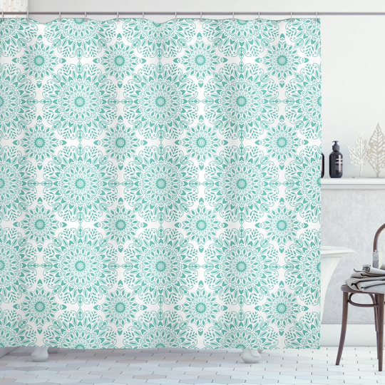 Benigna Polyester Shower Curtain Set
