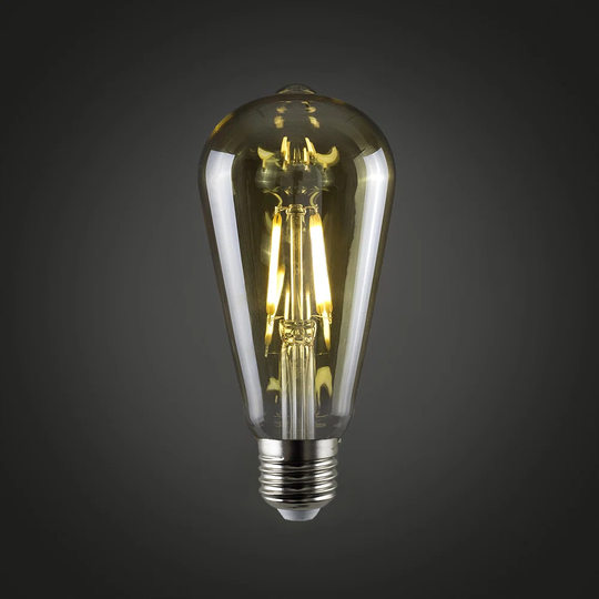 4W E27 Dimmable LED Vintage Edison Light Bulb Amber