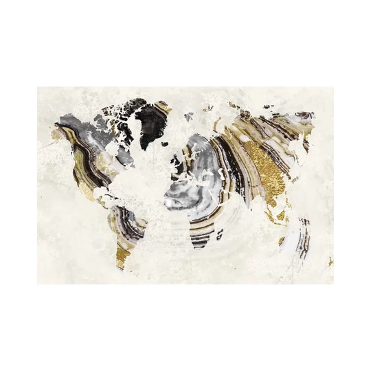 Geode World by Color Bakery - Wrapped Canvas Painting