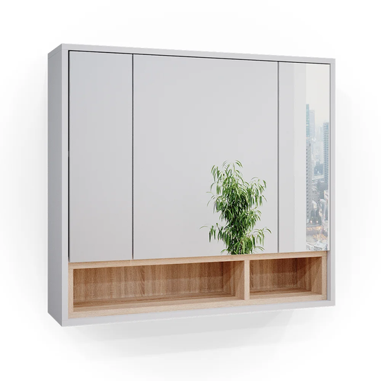 80cm x 72cm Surface Mount Mirror Cabinet