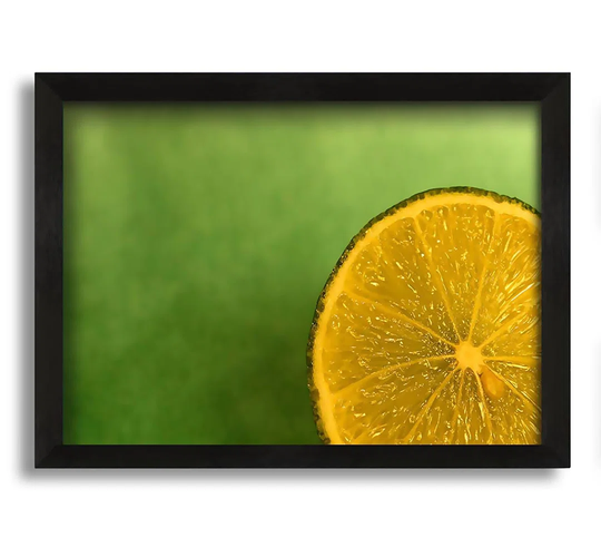 Lime Close up - Picture Frame Photograph on Canvas