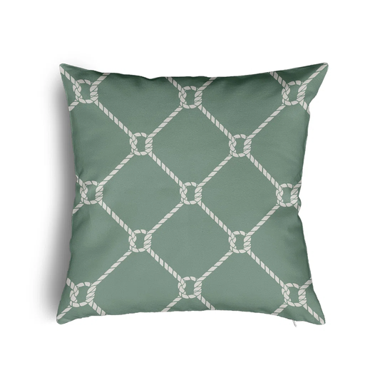Macarthur Down Geometric Square Scatter Cushion with Filling