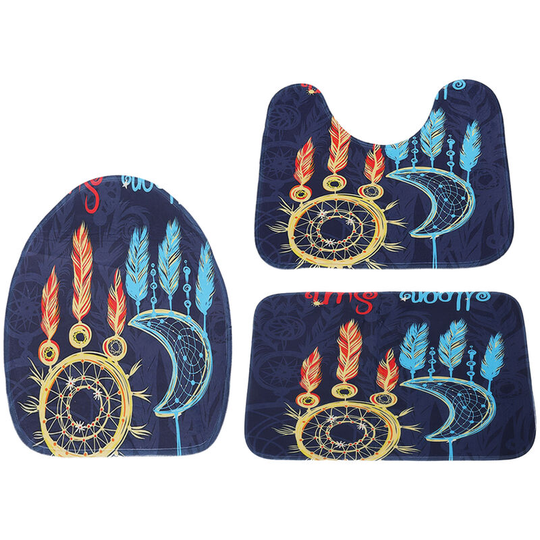 Home Bathroom Decor Set 3pcs mats