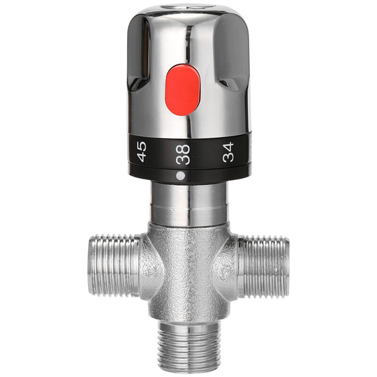 Thermostatic pipe valve for household water heaters, thermostatic valve faucet, shower faucet