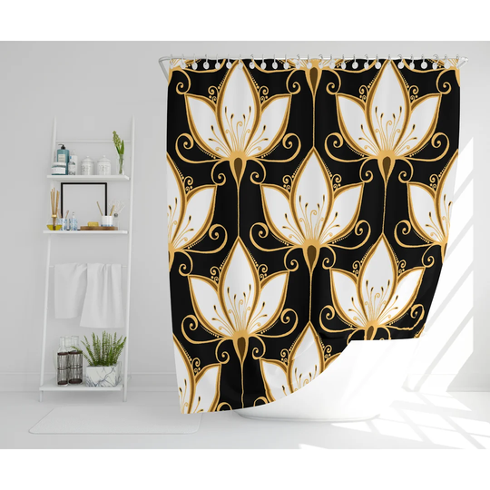 Newberry Polyester Shower Curtain Set