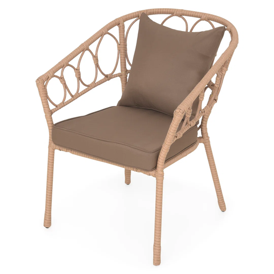 Armchair Rio L.68 L.65 H.84 Nature/brown