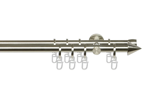 Cone Double Curtain Single Pole