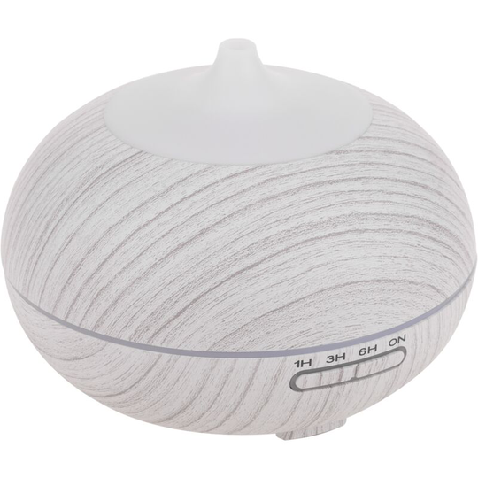 Aroma diffuser and humidifier by ultrasonic waves with rgb light 12W 300 ml - Primematik
