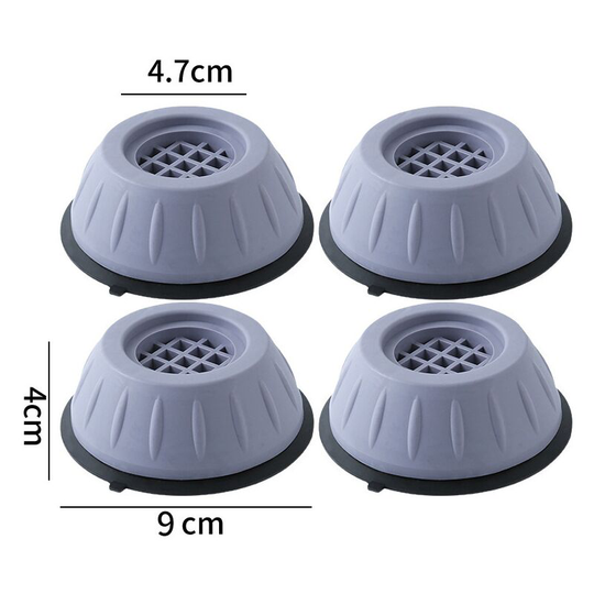 4 Pcs Washing Machine Non-slip Feet Shock Absorbing Rubber Feet