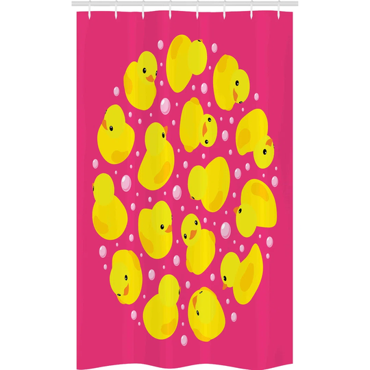 Hildebrando 8 Piece Polyester Shower Curtain Set + Hooks