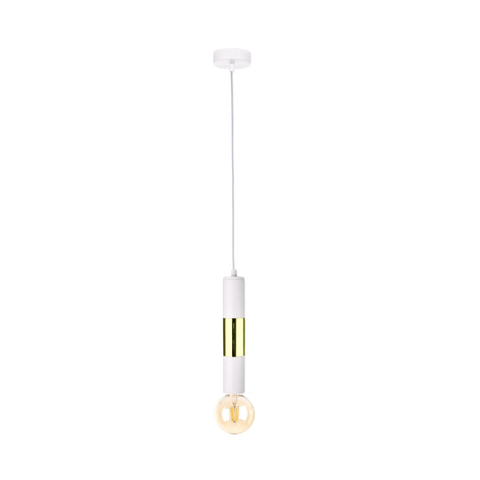 Magnum White/gold 1-light Pendant