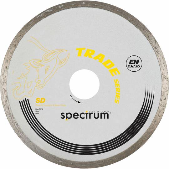 Ox Spectrum Plus Cont Rim Dia Blade - Ceramics - 115/22.23mm