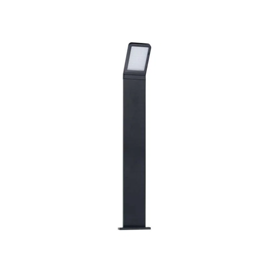 Berenson Black Integrated LED Metal Bollard Light