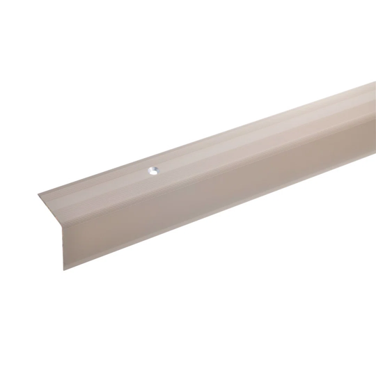 Abdussalam Metal 3.2 cm Thick x 3 cm Wide x 100 cm Length Stair Nose in Silver