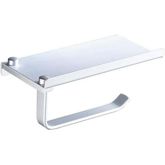 Towel Toilet Paper Holder Aluminum Wall Mount Hygienic Paper Napkin Holder Kitchen Paper Roll Holder Cell Phone Storage Box
