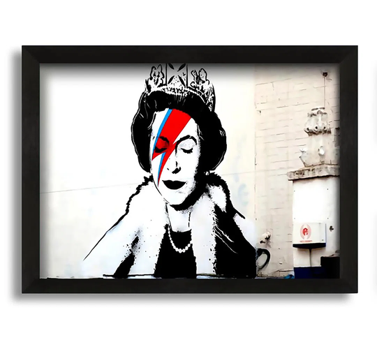 Queen Ziggy - Picture Frame Graphic Art on Canvas