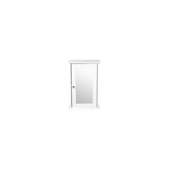 Anaska Wall Cabinet With Mirror White - White