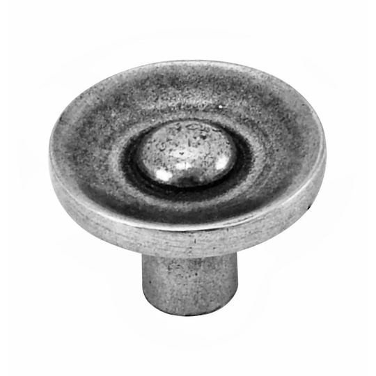 Paxton Genuine Pewter Mushroom Cabinet and Drawer Knob