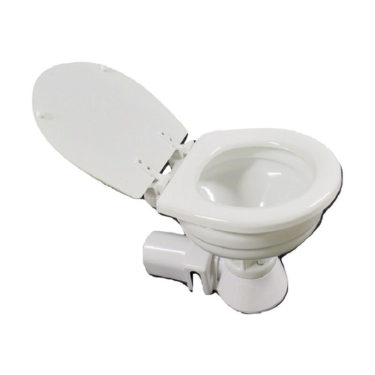 Seaflo - 12V Electric Marine Toilet - Compact Boat Yacht rv Motorhome