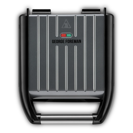 George Foreman Steel Compact Grill Gunmetal Grey