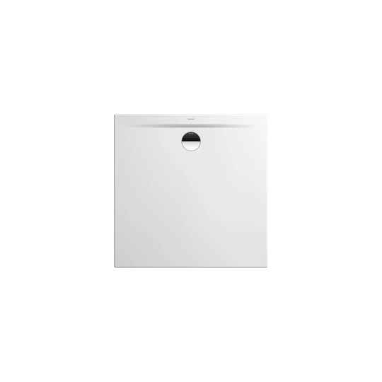 Superplan Zero 800 x 800 mm Steel Enamel Shower Tray - Matte Alpine White