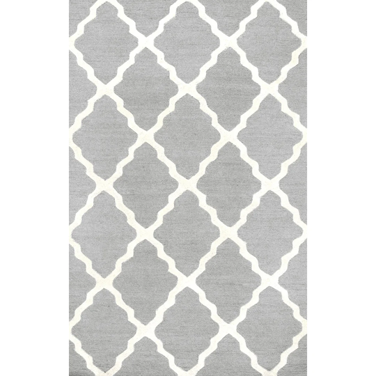 Cheever Hand Tufted Wool Grey Rug