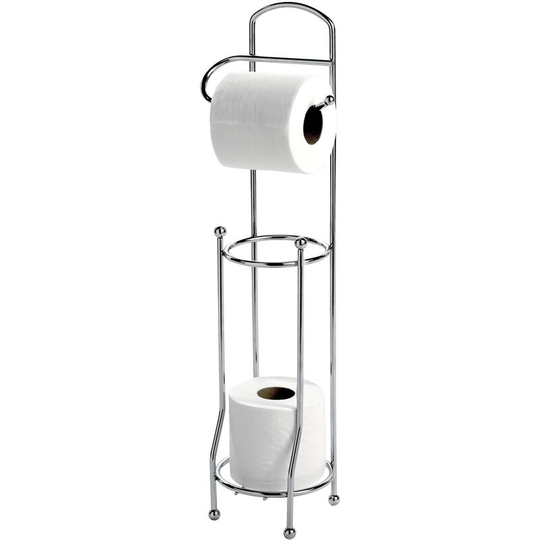 Wire T/Roll & Spare Paper Combo - Chrome