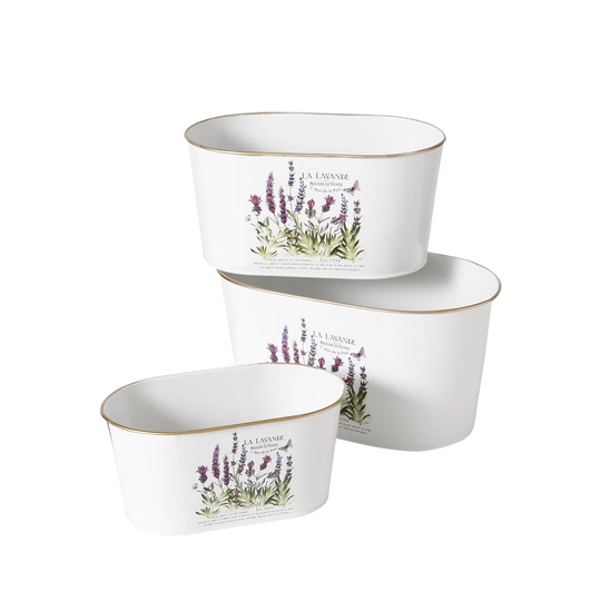 Fordham 3 Piece Metal Cachepot Set