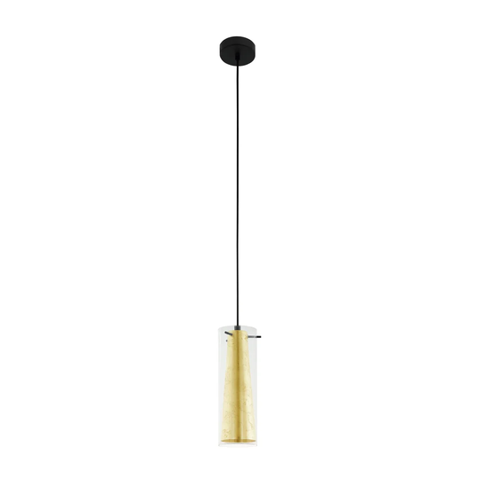 Corsi Gold 1-Light Cylinder Pendant
