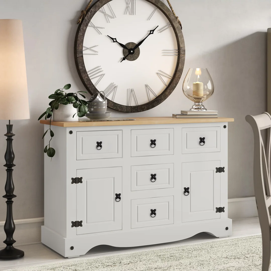 Abbie 132 Cm Wide 5 Drawer Sideboard