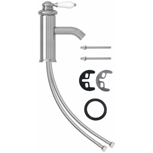 Bathroom Basin Faucet Silver 130x180 mm vidaXL - Silver