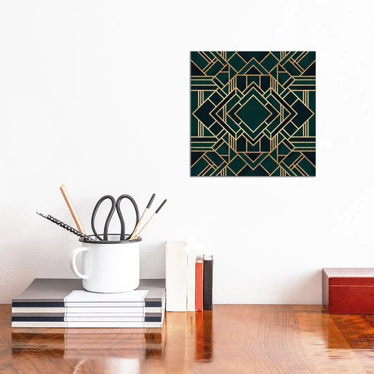 Art Deco II by Elisabeth Fredriksson - Graphic Art Print on Canvas