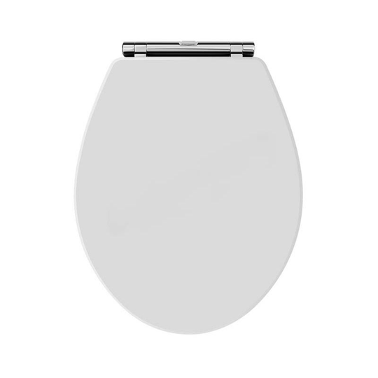 Fitzroy Traditional Soft Close Toilet Seat - White - Bayswater