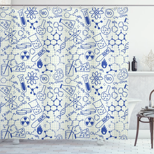 Besim 13 Piece Polyester Shower Curtain Set