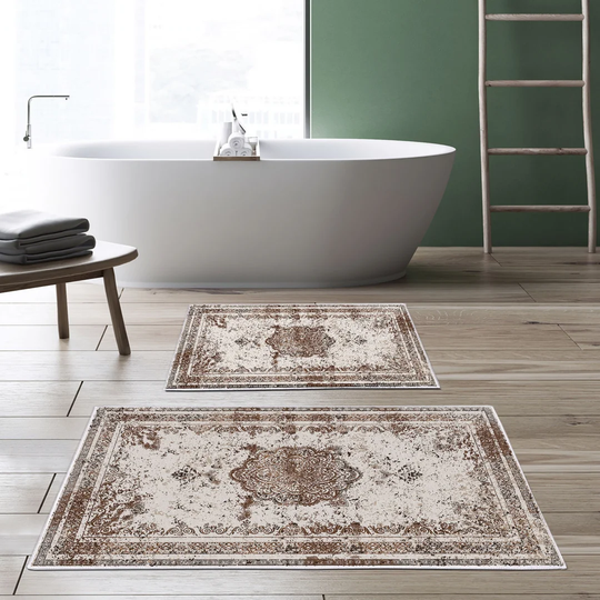 Kellaman 2 Piece set Rechtangle Bath Mat