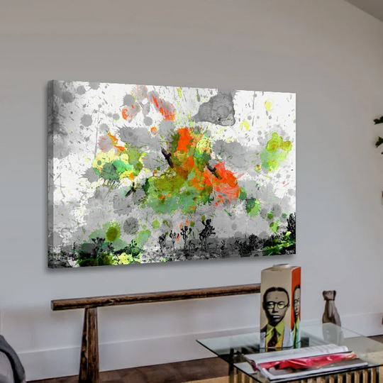 'Desert Shores' by East Urban Home Graphic Art Print on Wrapped Canvas