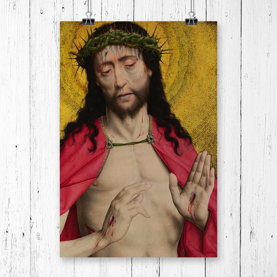 'Christ Crowned with Thorns' by Dieric Bouts Graphic Art